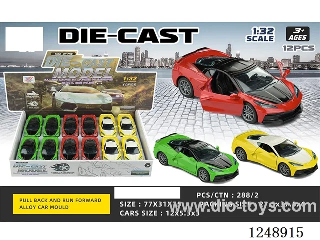 1:32 pull back alloy car 12PCS