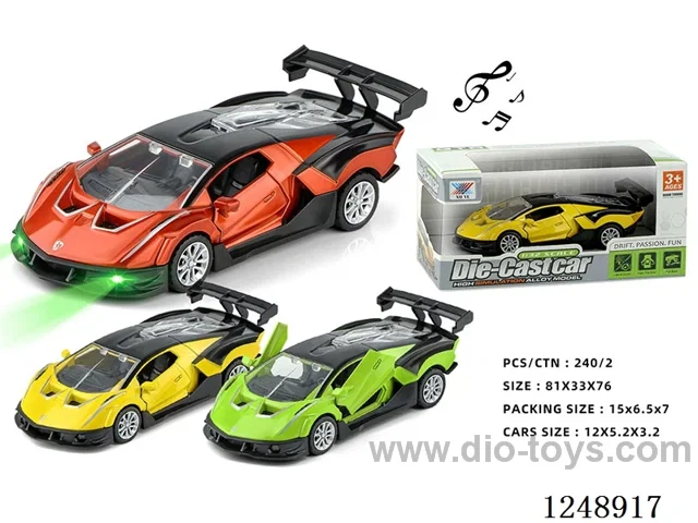1:32 pull back alloy car W L/M included battery