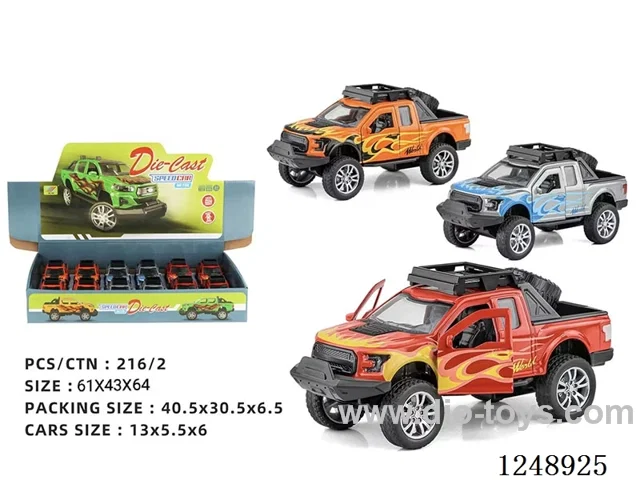 1:32 pull back alloy car 12PCS