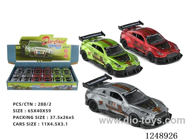 1:36 pull back alloy car 12PCS