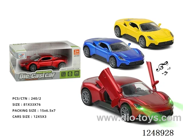 1:32 pull back alloy car W L/M included battery