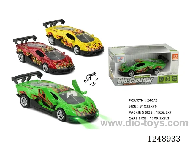 1:32 pull back alloy car W L/M included battery