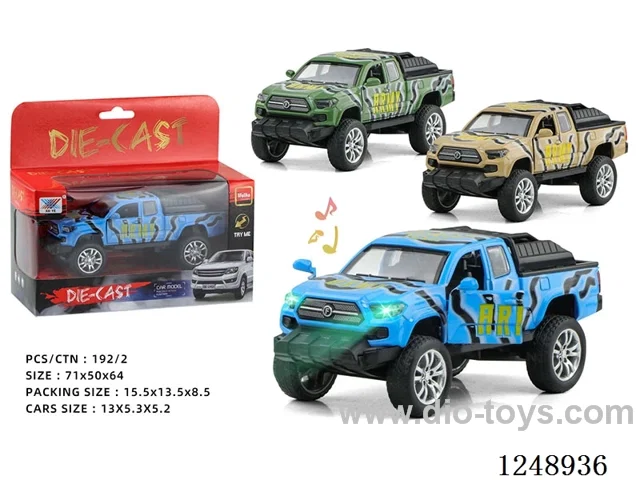 1:32 pull back alloy car W L/M included battery
