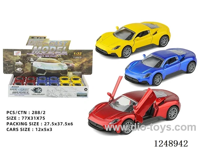 1:32 pull back alloy car 12PCS