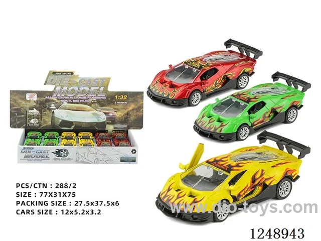 1:32 pull back alloy car 12PCS
