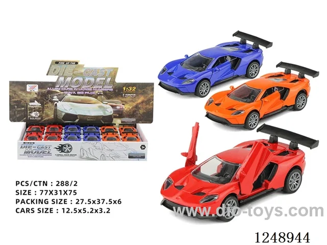 1:32 pull back alloy car 12PCS