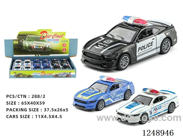 1:36 pull back alloy car 12PCS