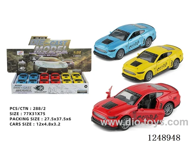 1:32 pull back alloy car 12PCS