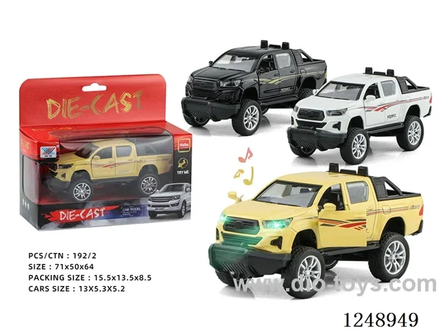 1:32 pull back alloy car W L/M included battery