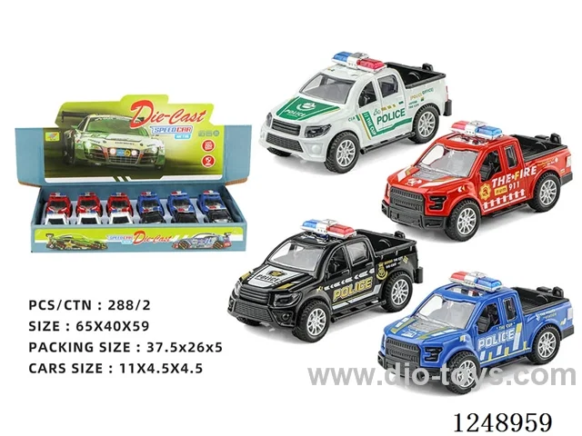1:36 pull back alloy car 12PCS