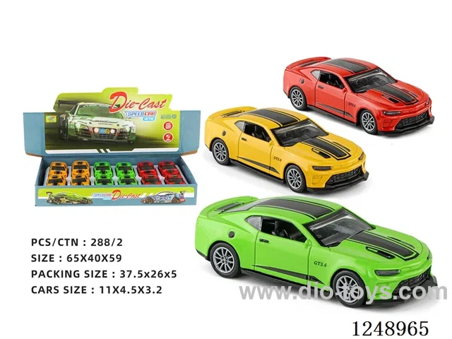 1:36 pull back alloy car 12PCS