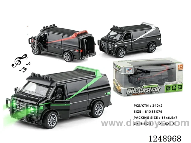 1:32 pull back alloy car W L/M included battery