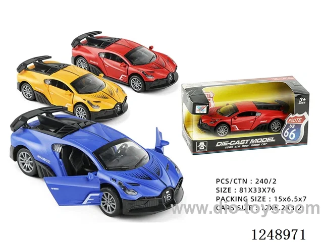 1:32 pull back alloy car