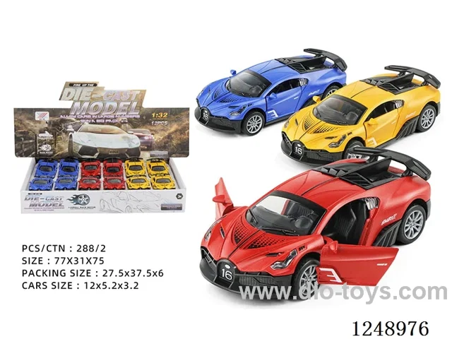 1:32 pull back alloy car 12PCS