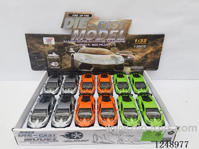 1:32 pull back alloy car 12PCS
