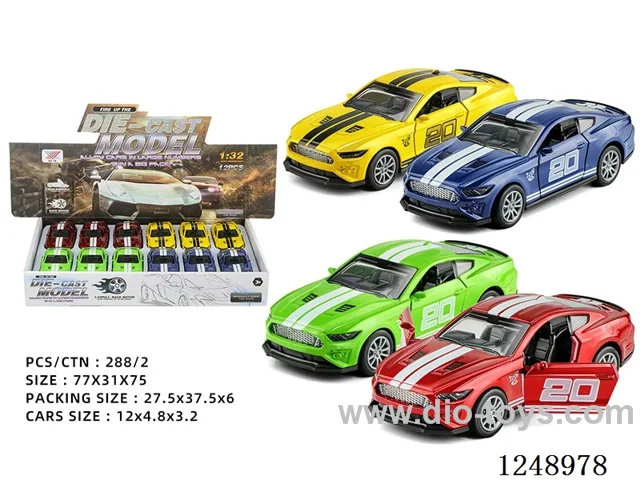 1:32 pull back alloy car 12PCS