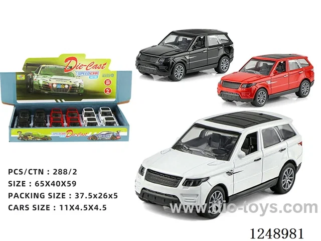 1:36 pull back alloy car 12PCS
