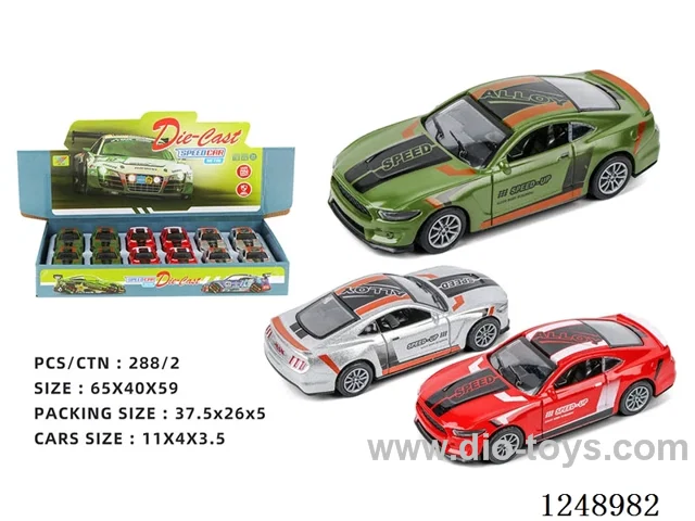 1:36 pull back alloy car 12PCS
