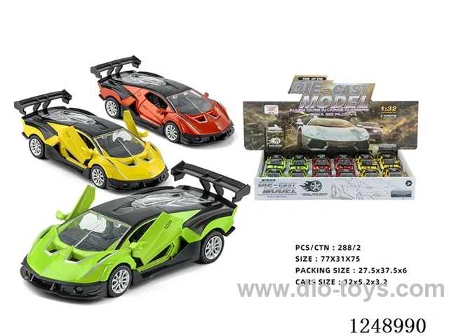 1:32 pull back alloy car 12PCS
