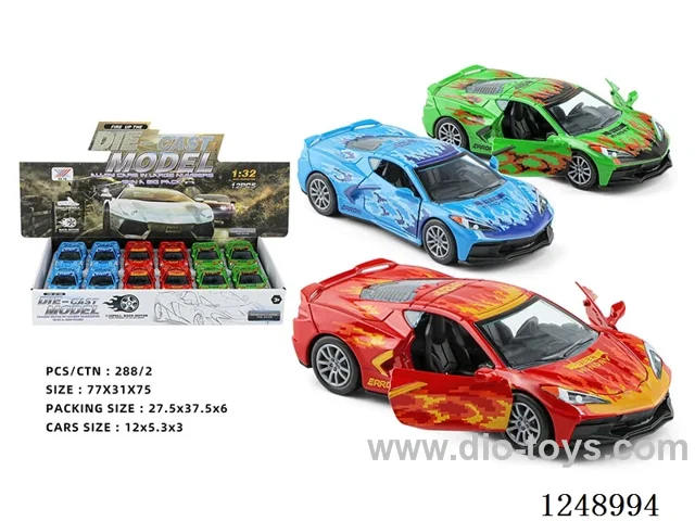 1:32 pull back alloy car 12PCS