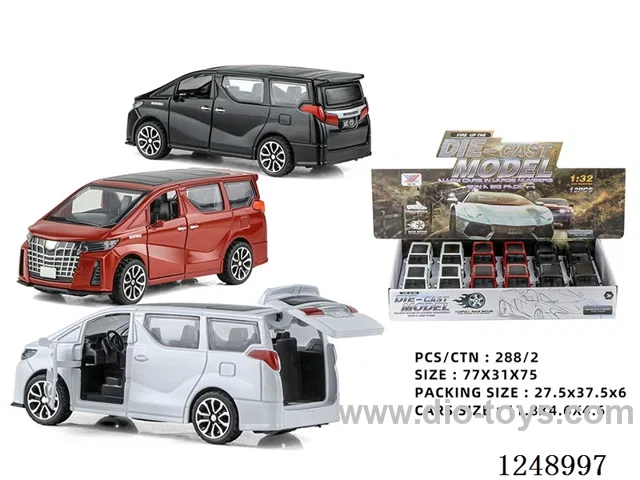 1:32 pull back alloy car 12PCS