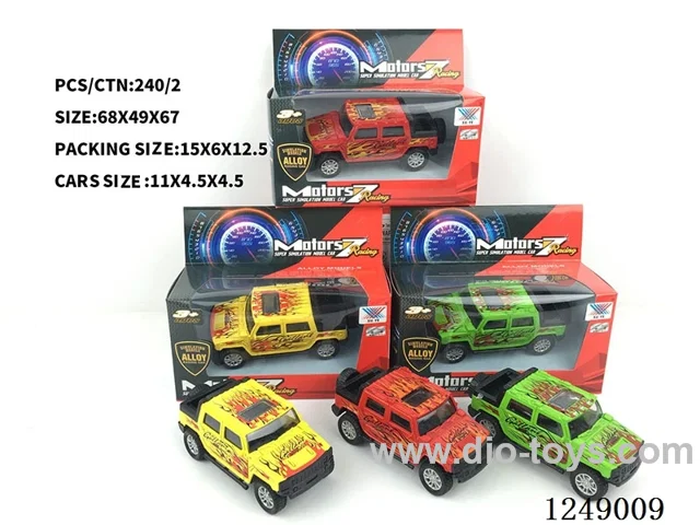 1:36 pull back alloy car
