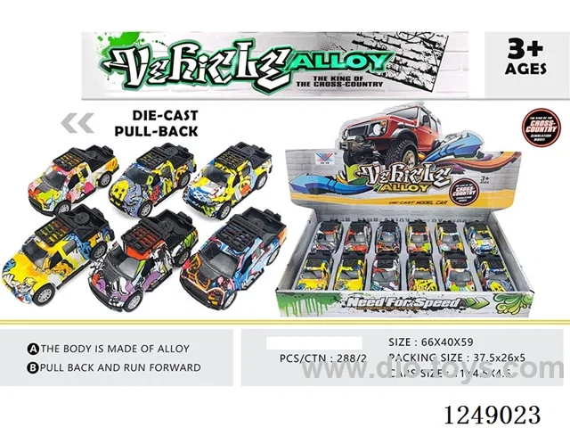 1:40 pull back alloy car 12PCS