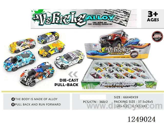 1:50 pull back alloy car 15PCS