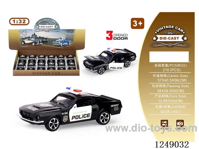 1:32 pull back alloy car 12PCS