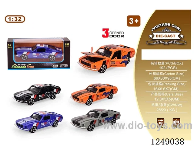 1:32 pull back alloy car