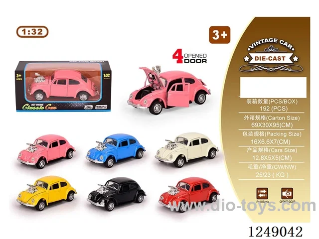 1:32 pull back alloy car