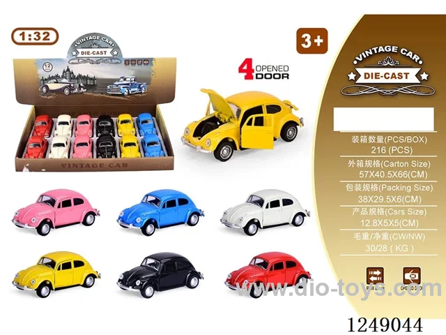 1:32 pull back alloy car 12PCS