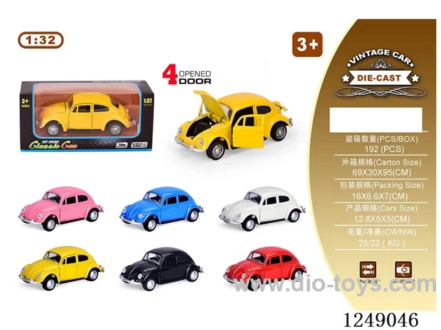 1:32 pull back alloy car
