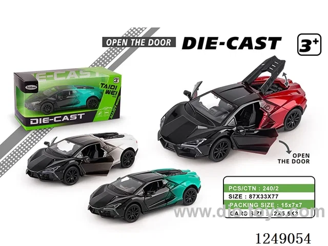 12CM pull back alloy car