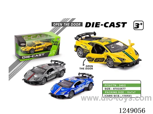 12CM pull back alloy car