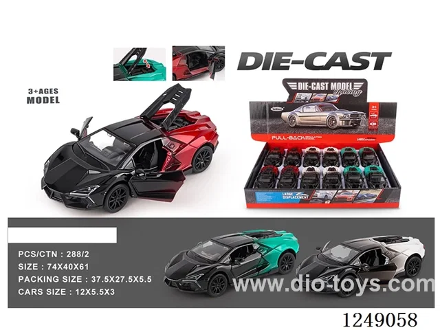 1：32 pull back alloy car 12PCS