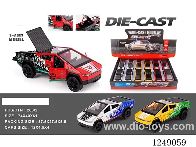 1：32 pull back alloy car 12PCS