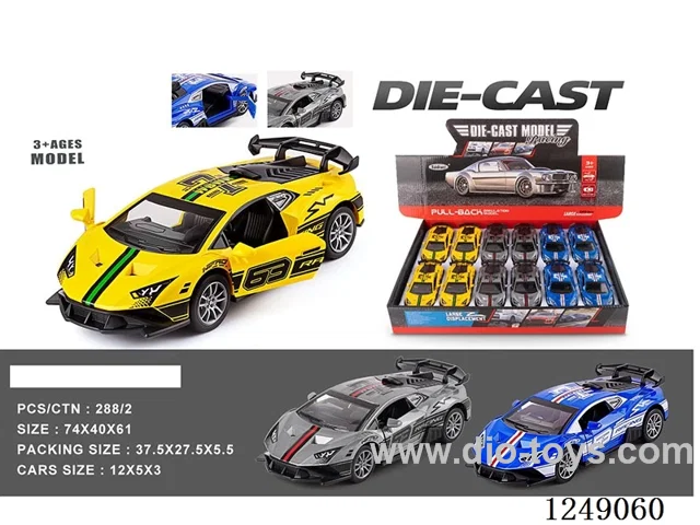 1：32 pull back alloy car 12PCS