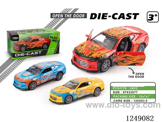 12CM pull back alloy car