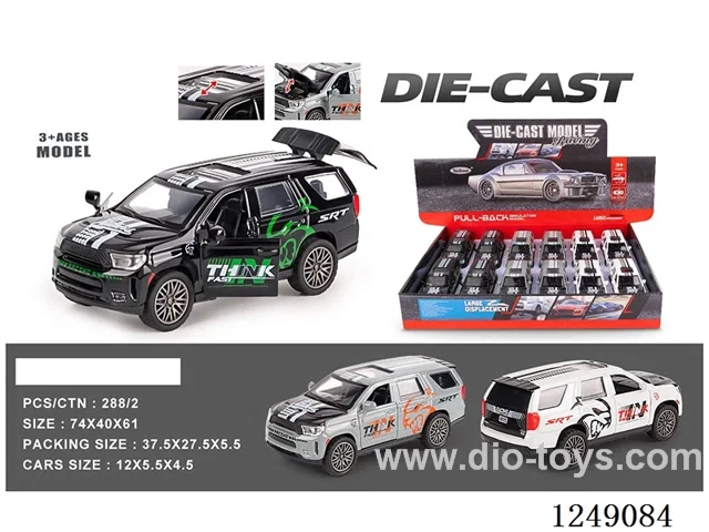 1：32 pull back alloy car 12PCS