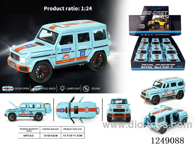 1：24 pull back alloy car W L/M
