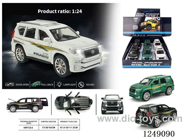 1：24 pull back alloy car W L/M