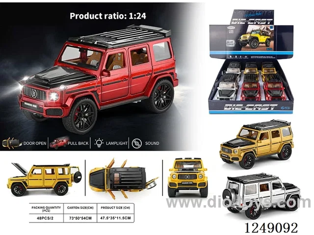 1：24 pull back alloy car W L/M
