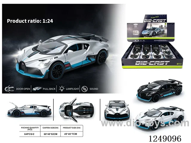 1：24 pull back alloy car W L/M