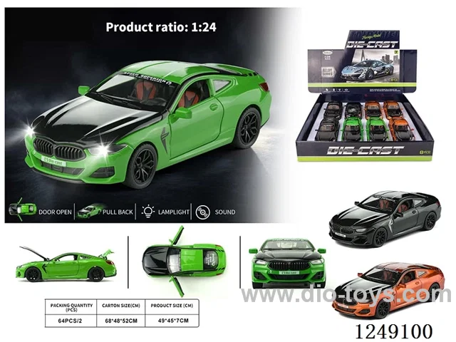 1：24 pull back alloy car W L/M