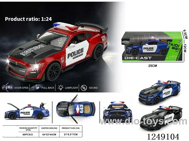 1：24 pull back alloy car W L/M