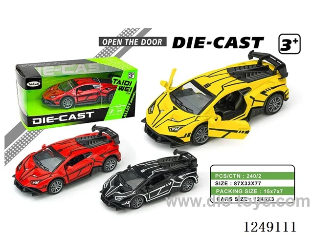 12CM pull back alloy car