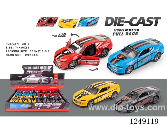 1：32 pull back alloy car 12PCS