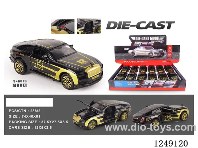 1：32 pull back alloy car 12PCS