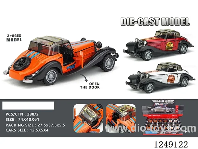 1：32 pull back alloy car 12PCS